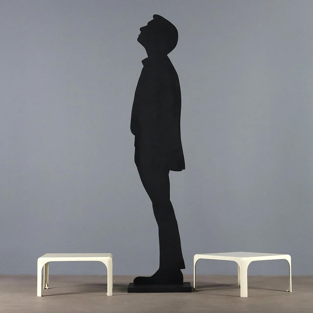 Pair of Demetrio Artemide coffee tables, 20th century 3