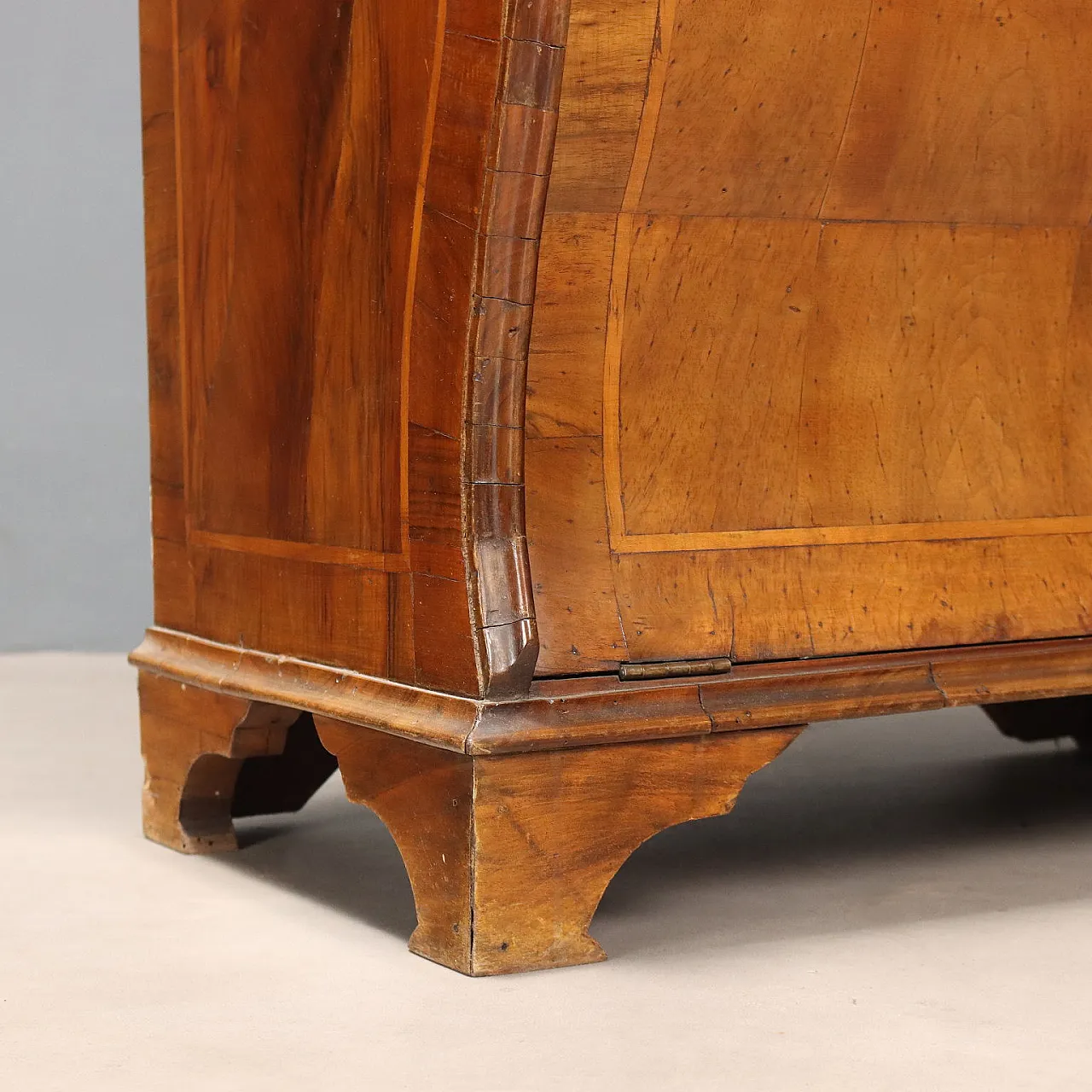 Trumeau in walnut and walnut burl, 20th century 10