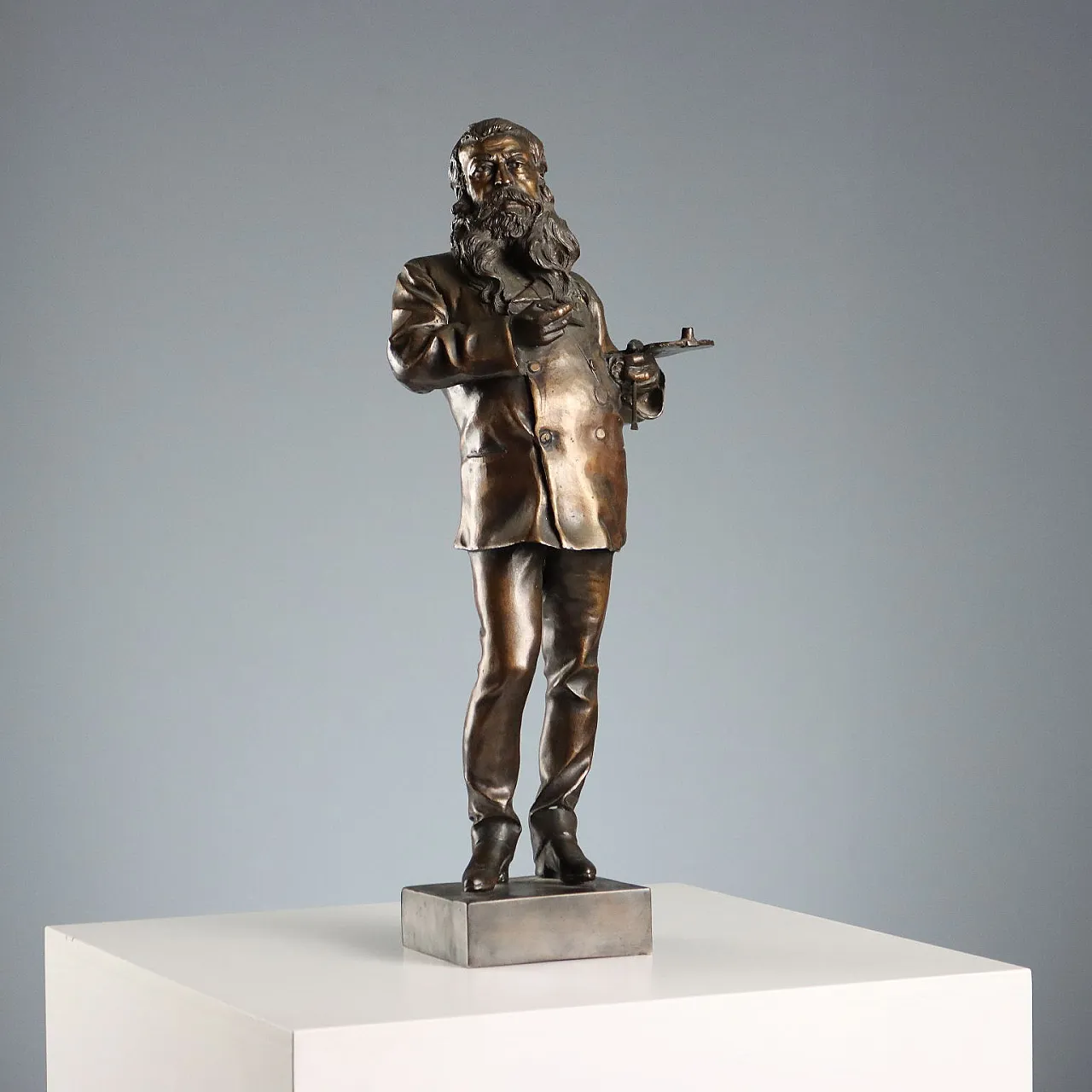 Il Pittore Meissonier, scultura in bronzo da Vincenzo Gemito, '900 1