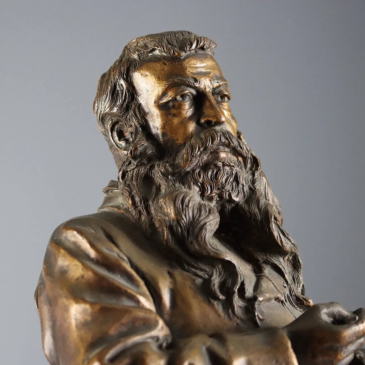 Il Pittore Meissonier, scultura in bronzo da Vincenzo Gemito, '900 4