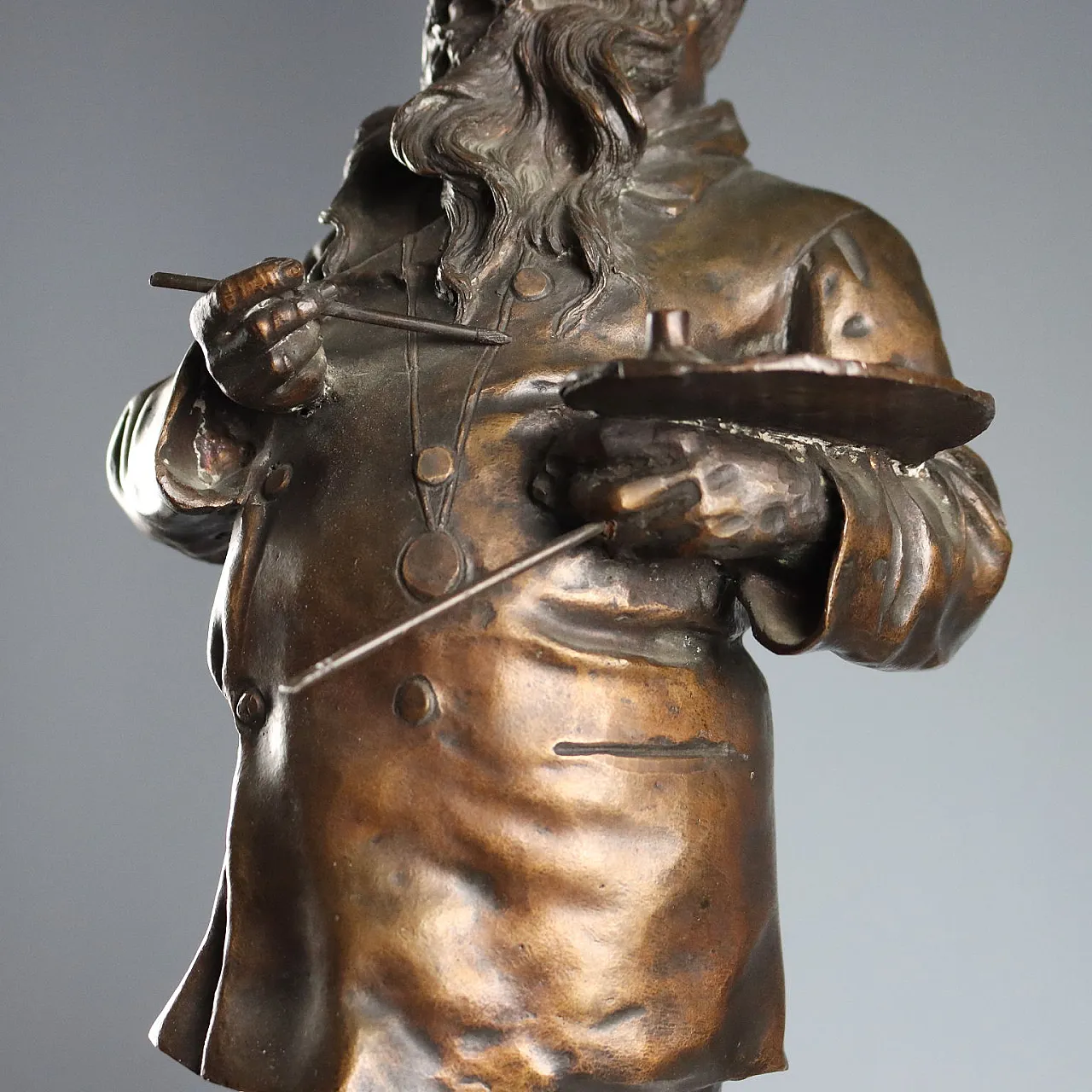 Il Pittore Meissonier, scultura in bronzo da Vincenzo Gemito, '900 6