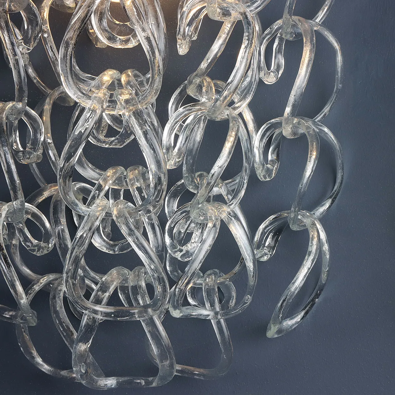 Giogali pair of wall lamps by A. Mangiarotti for Vistosi, 20th century 6
