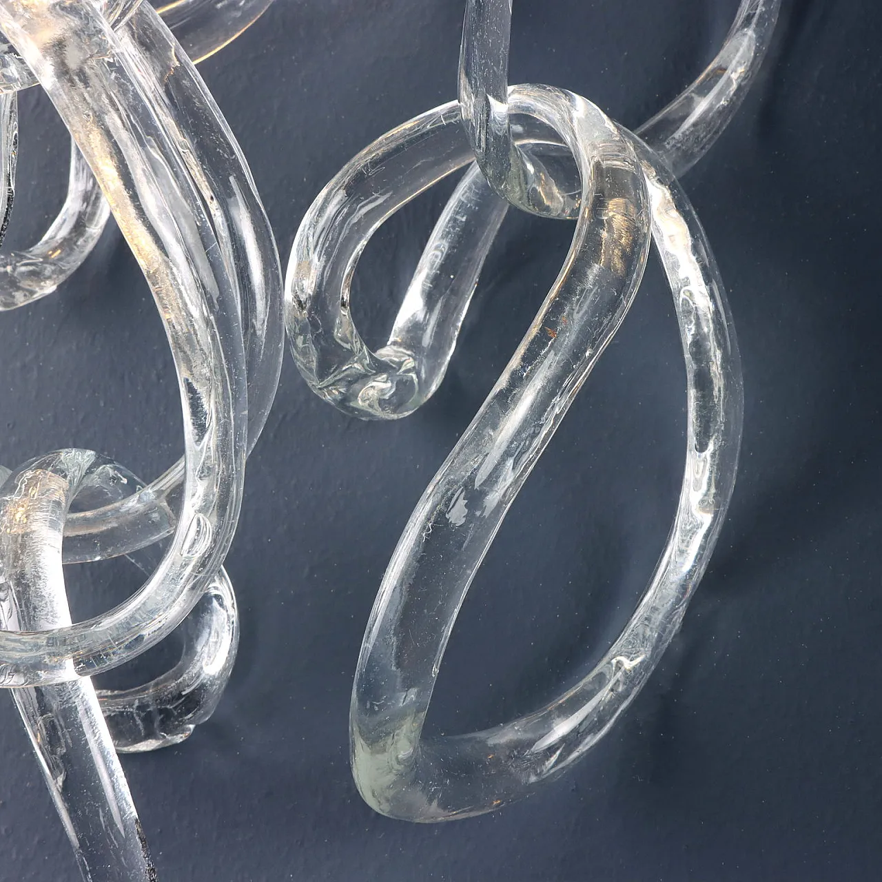 Giogali pair of wall lamps by A. Mangiarotti for Vistosi, 20th century 7