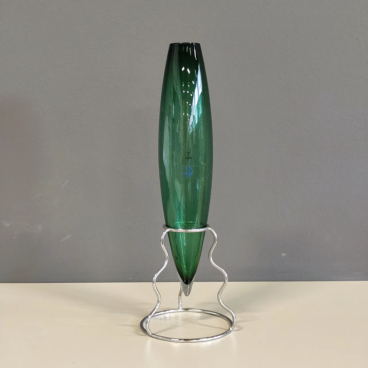 Siluro Murano glass vase by Marcello Furlan for LIP, 80s 1