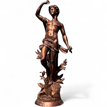 Bronze sculpture Apollo Moreau France, 19th century