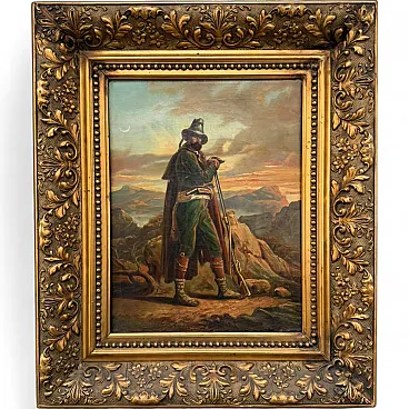 Border Guard Portrait, Oil on Canvas, 19th Century