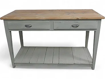 Fir wood counter from 1960