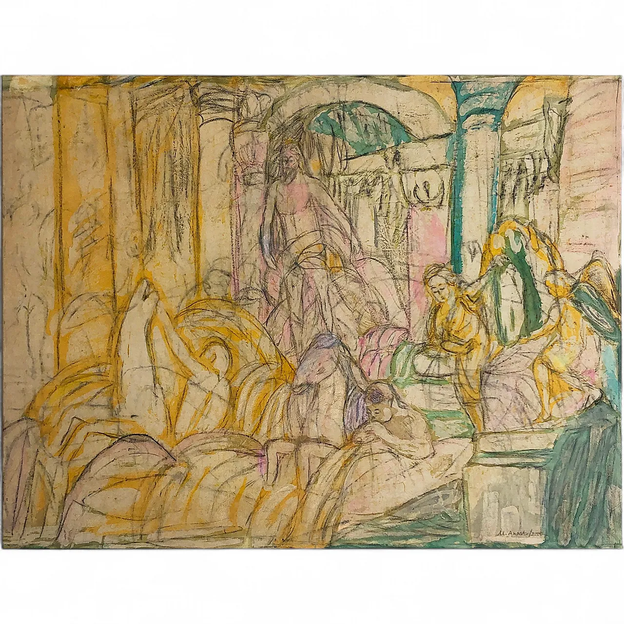 Fontana Di Trevi Painting, 2000s 11
