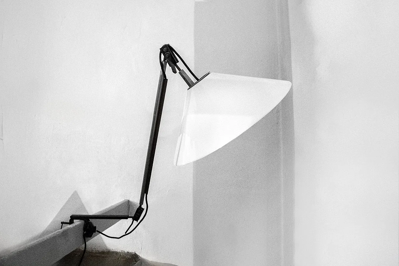 Aggregato model table lamp by Enzo Mari for Artemide, 1970s 4
