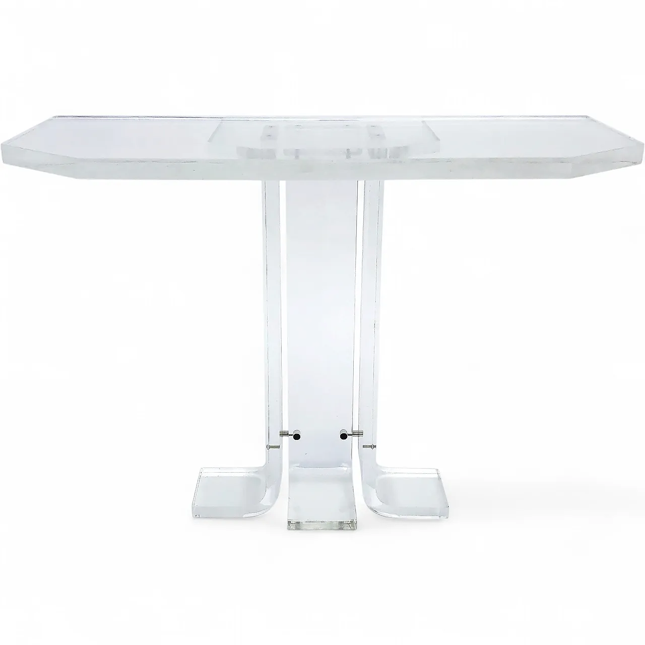 Lucite Console Table, 1970s 13