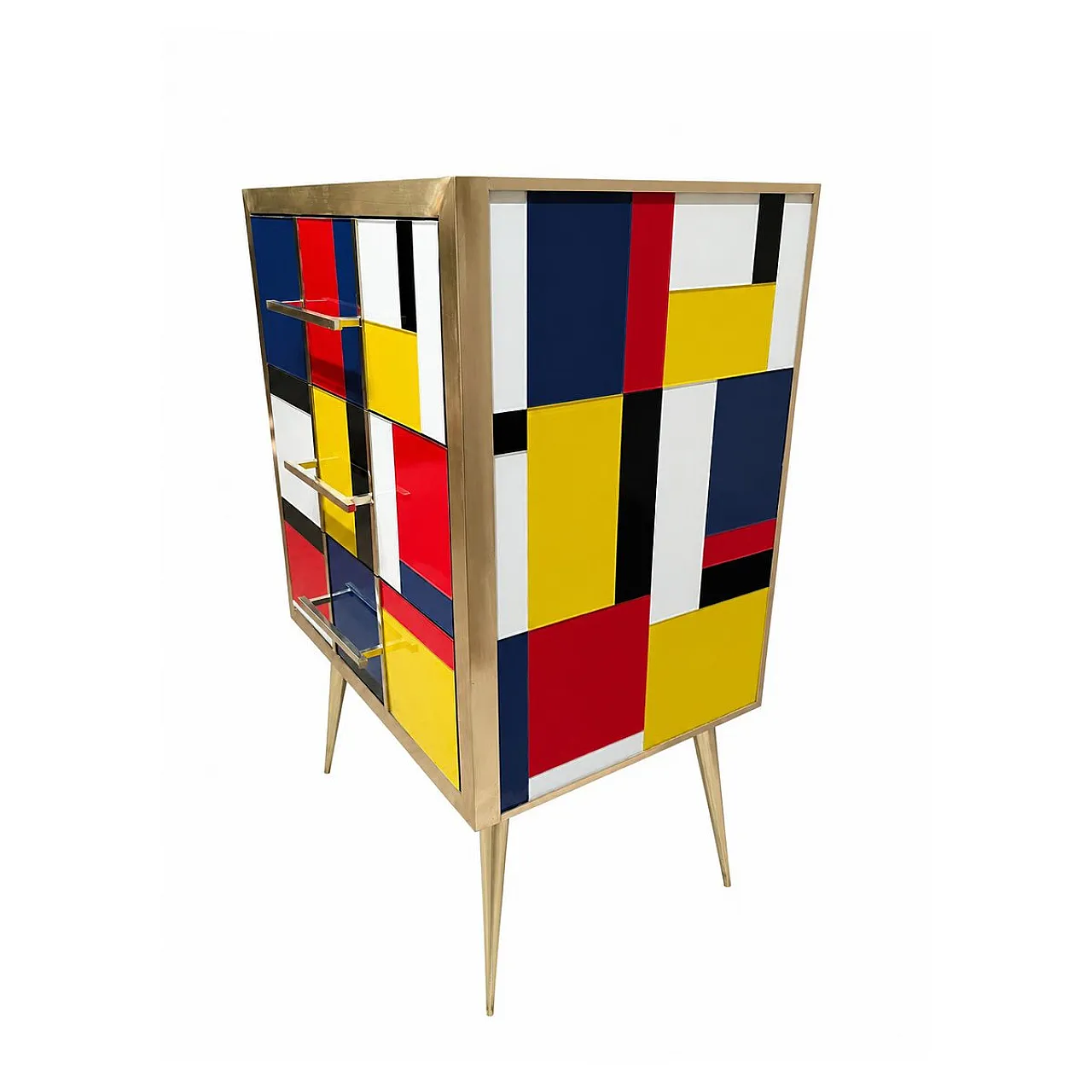 Chest of drawers with 3 drawers, 1980s 3