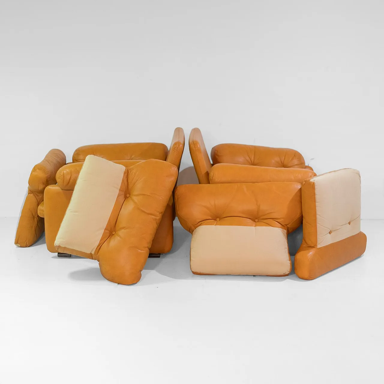 Set da salotto Coronado di Tobia Scarpa per C&B,  anni '70 18