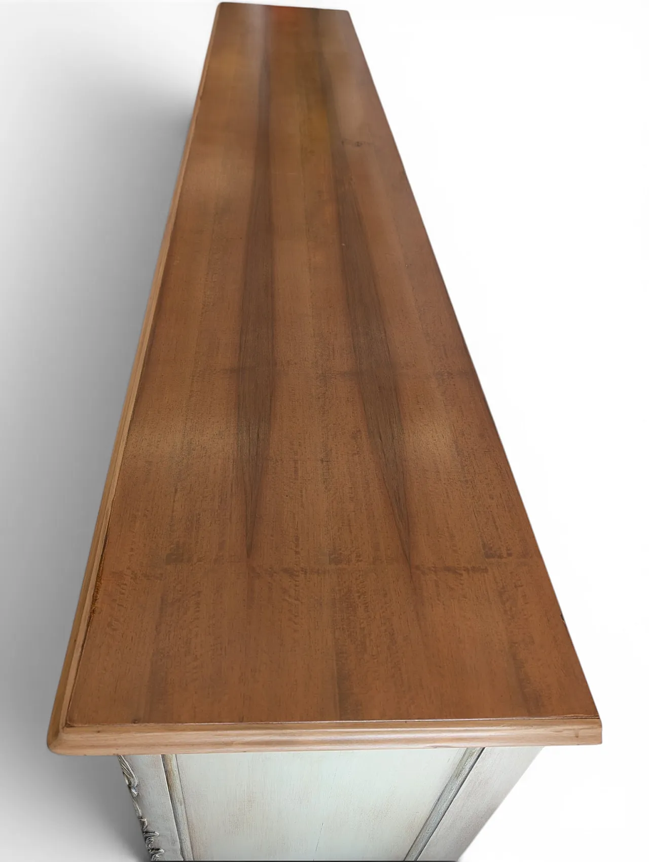 Counter cabinet entirely restored in walnut wood, Mid century 4