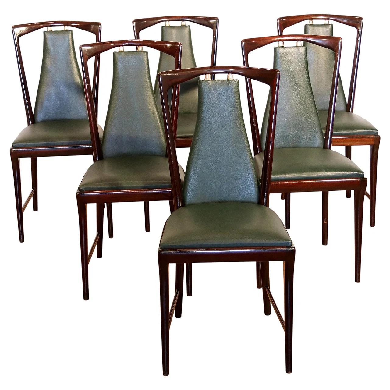 6 mid-century chairs by Osvaldo Borsani, Atelier Borsani Varedo, 1950s 1