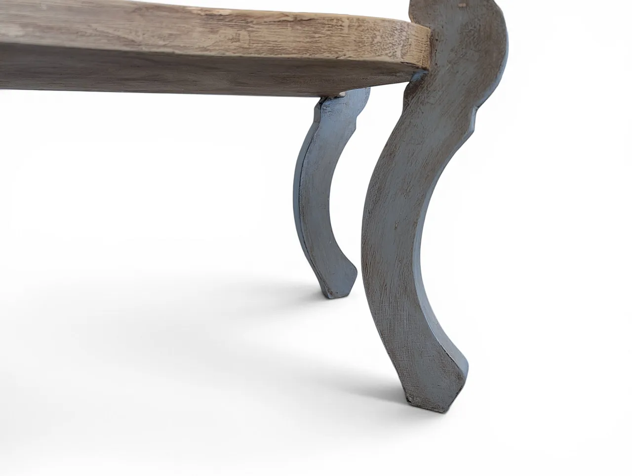 Completely restored beech wood console, 1960s 6