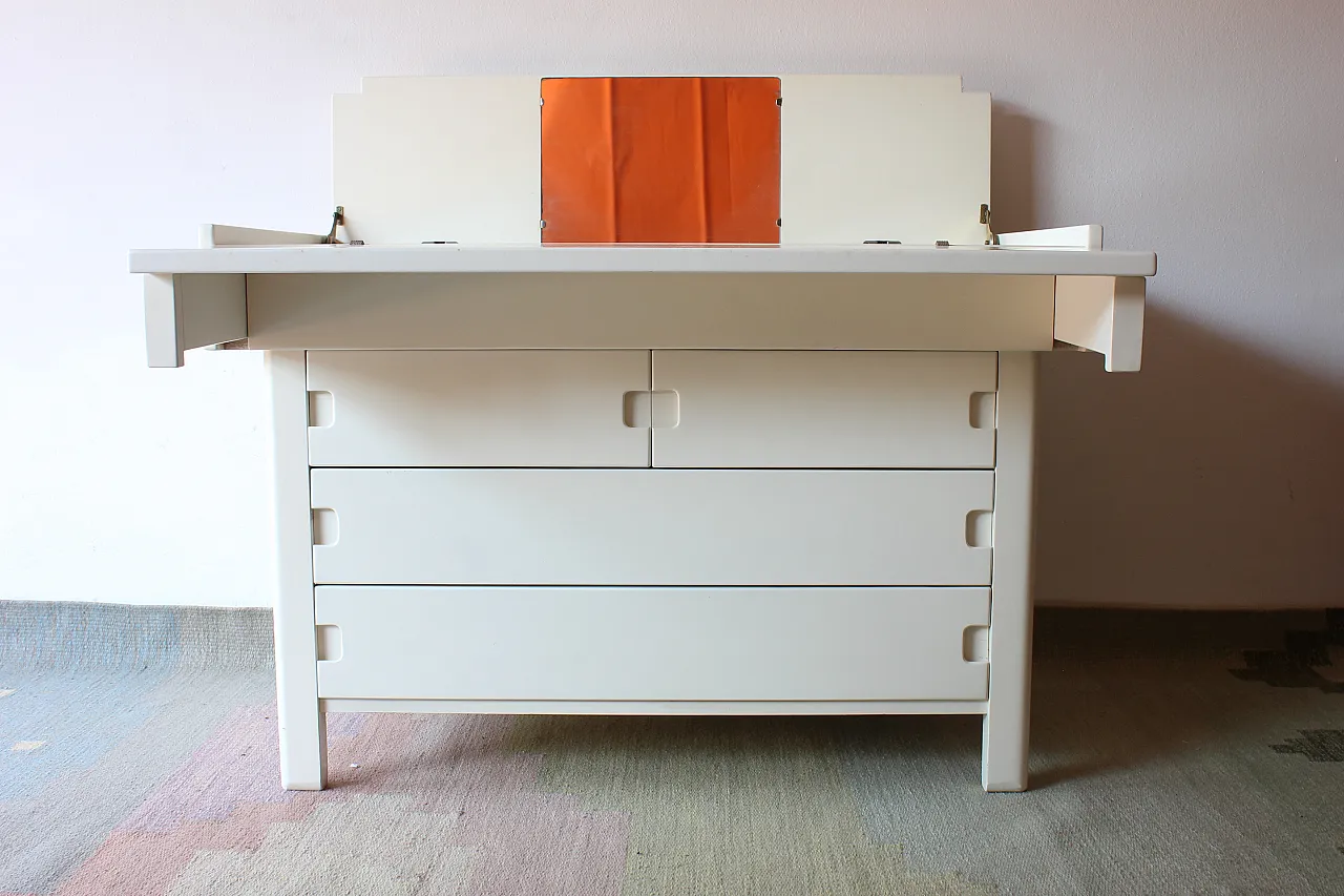 Cassettone serie Unending design Ernesto Radaelli per Saporiti, 70s 2