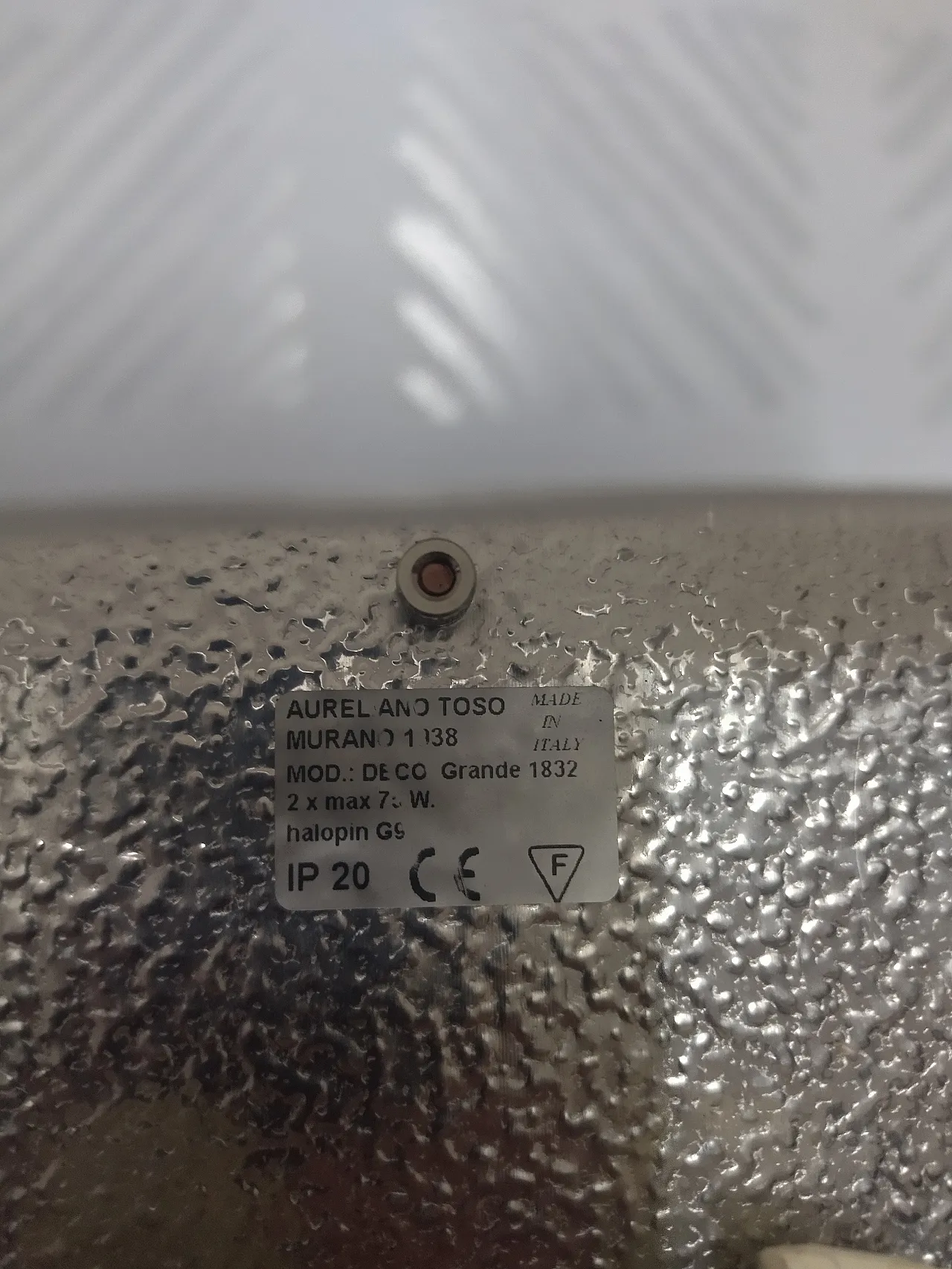 Pair of Decó Big wall lamps 5
