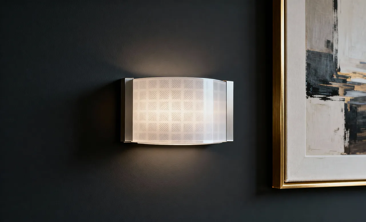 Pair of Decó Big wall lamps 7