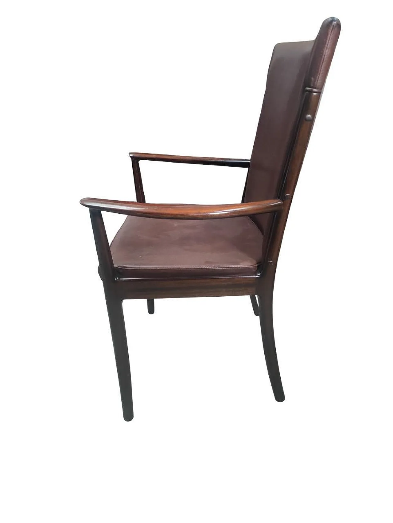 Set of 4 chairs by Kai Lyngfeldt Larsen for Soren Wiladsen, Denmark, 1960s 6