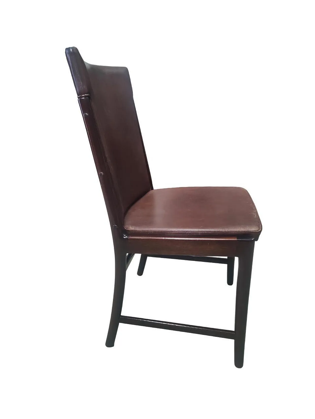 Set of 4 chairs by Kai Lyngfeldt Larsen for Soren Wiladsen, Denmark, 1960s 9