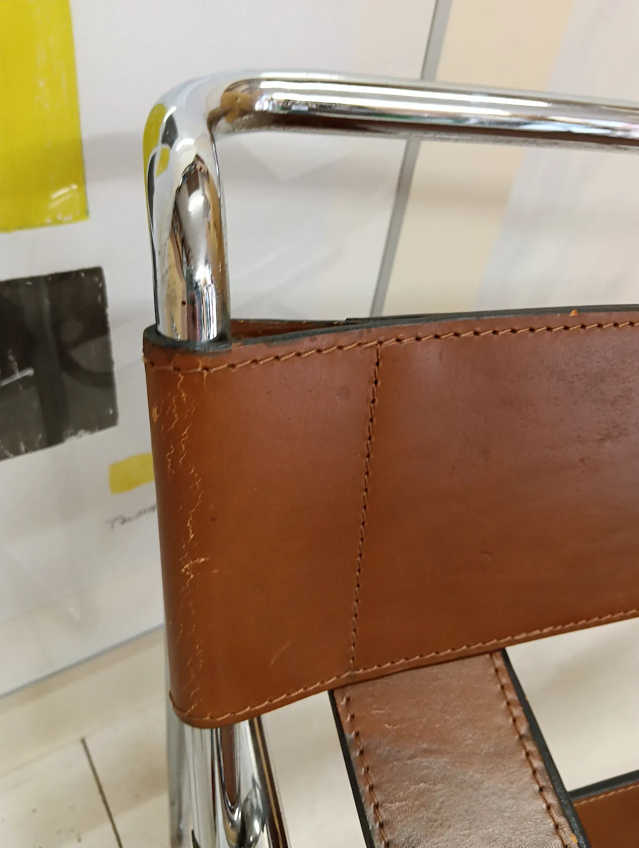 Poltrona Wassily 134 e tavolino 409 Eileen Gray di Alivar, anni '90 40