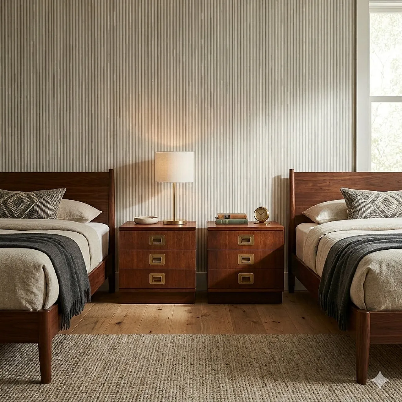 Pair of bedside tables, 1960s 2