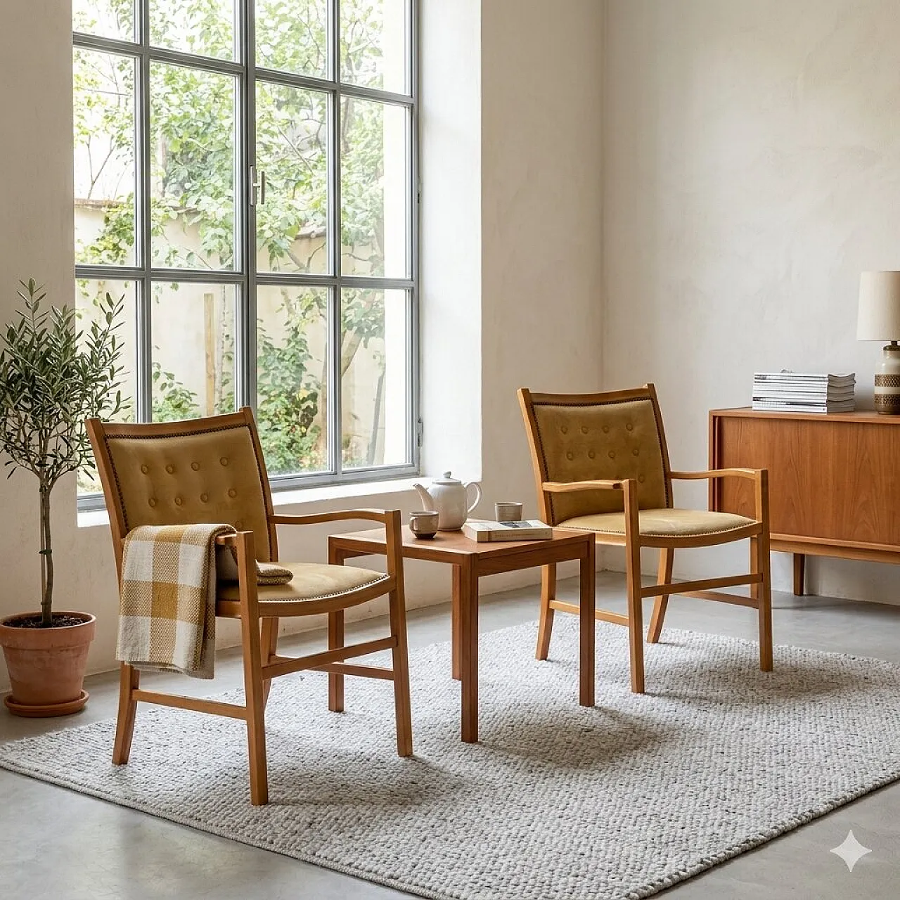 Pair of Reginella chairs by Luciano Frigerio, 1970s 2