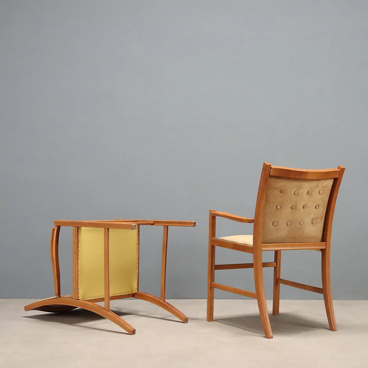 Pair of Reginella chairs by Luciano Frigerio, 1970s 10