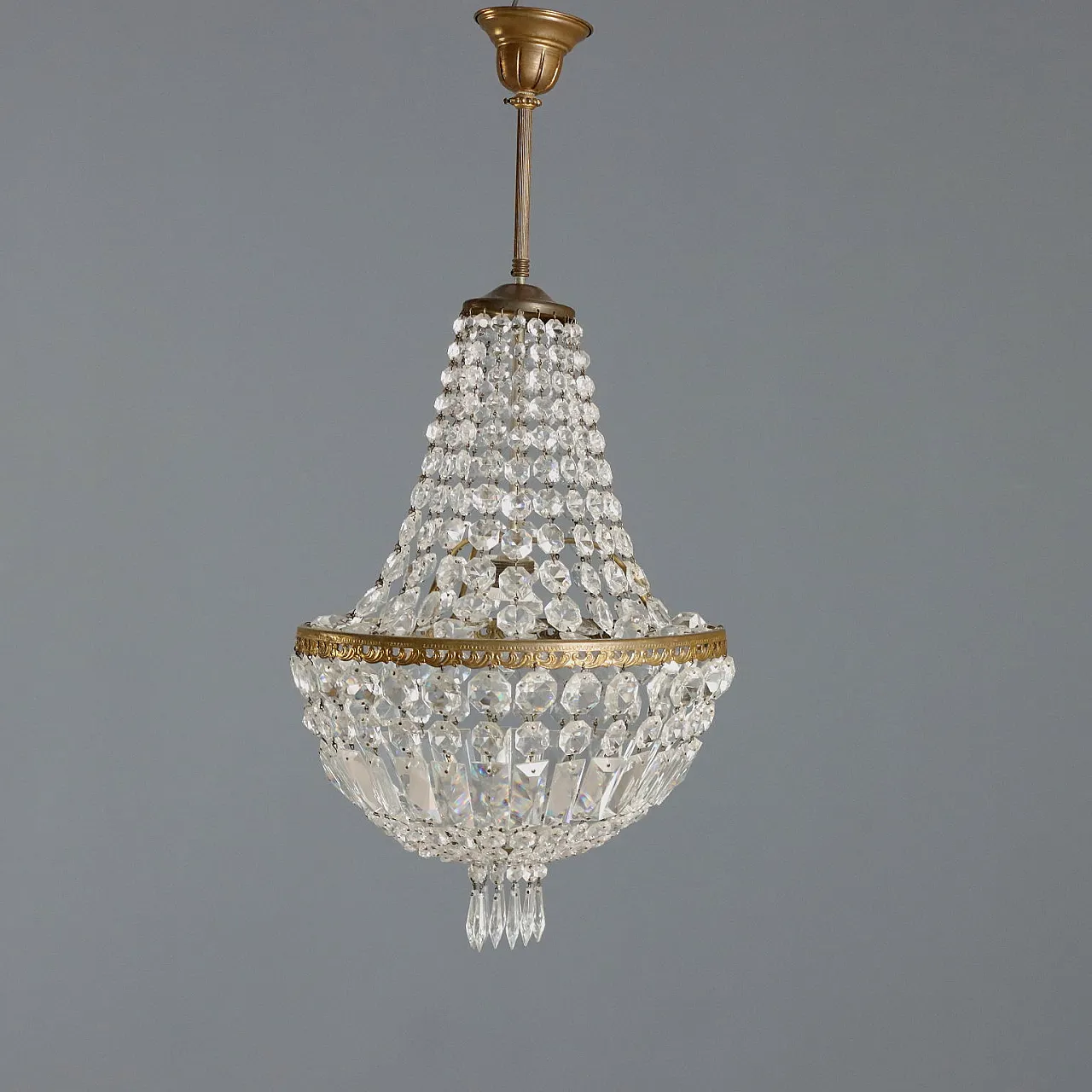 Hot air balloon chandelier, 19th century 1