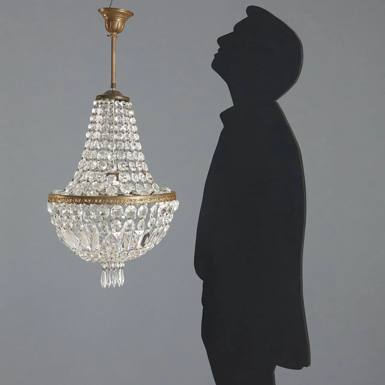 Hot air balloon chandelier, 19th century 2