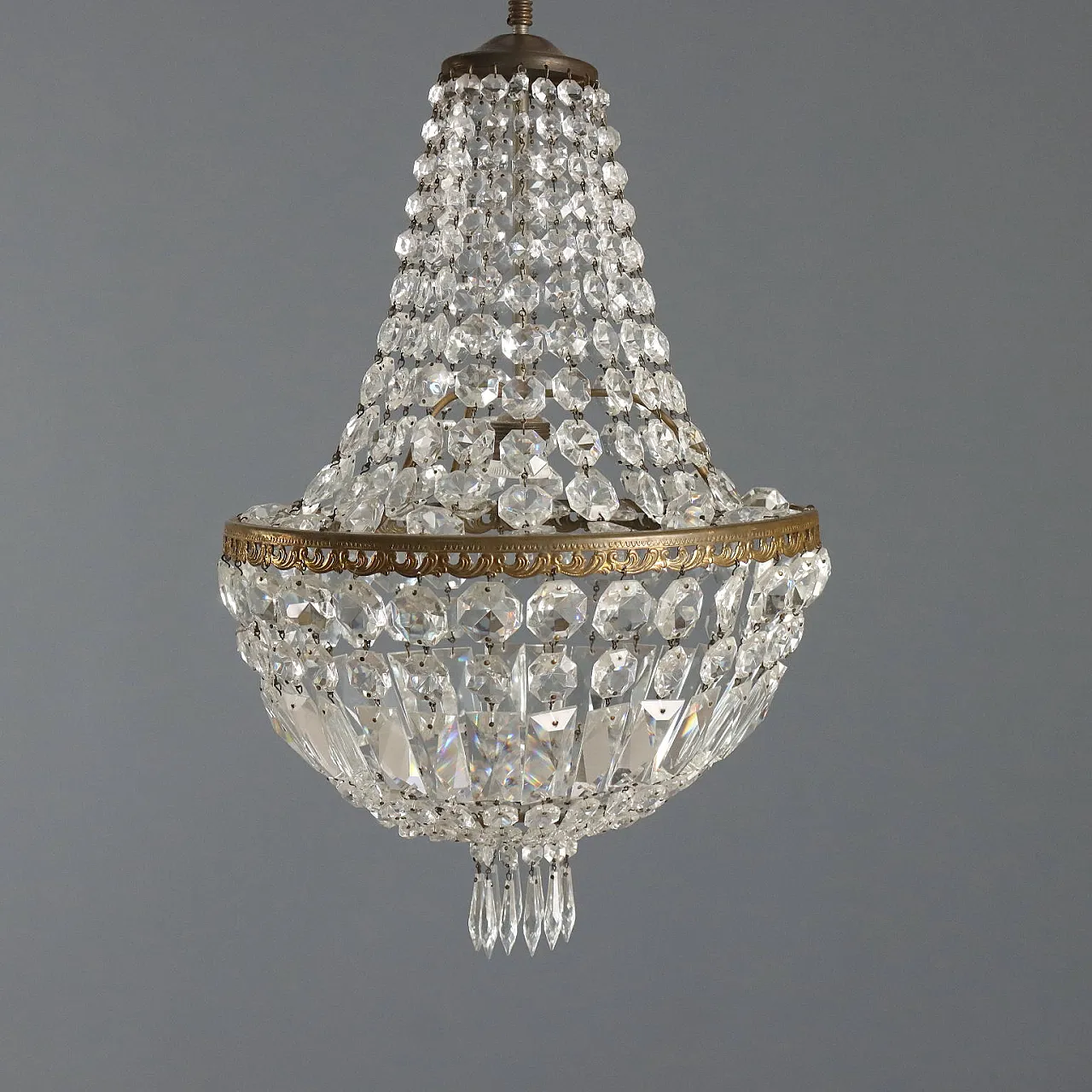 Hot air balloon chandelier, 19th century 3