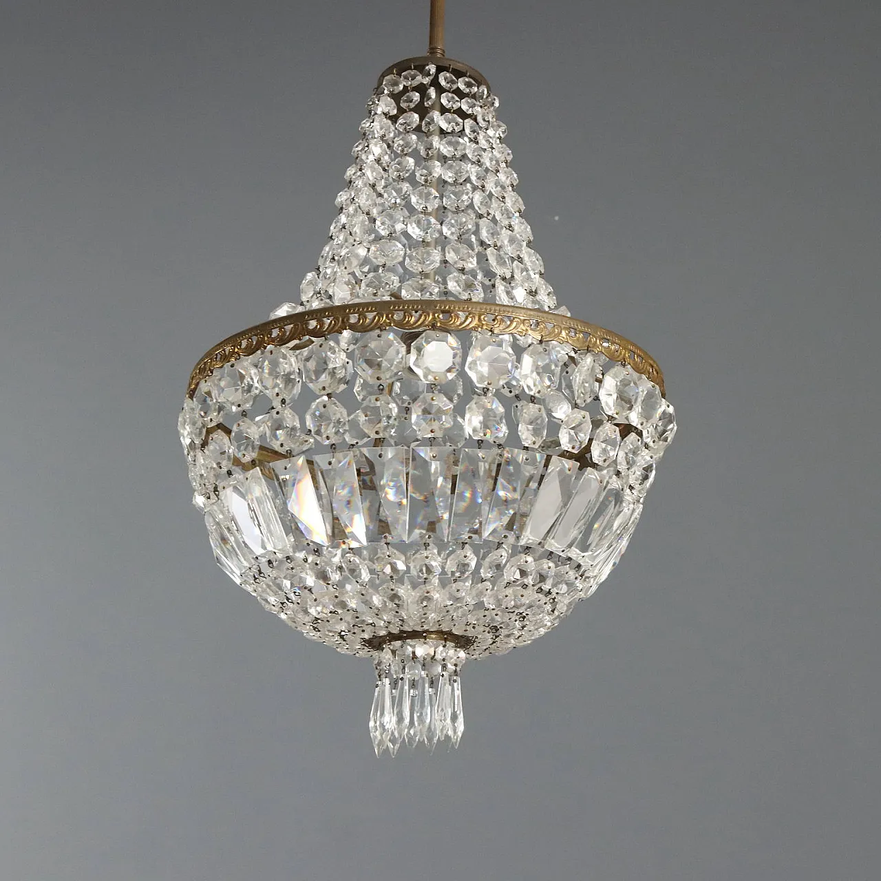 Hot air balloon chandelier, 19th century 8