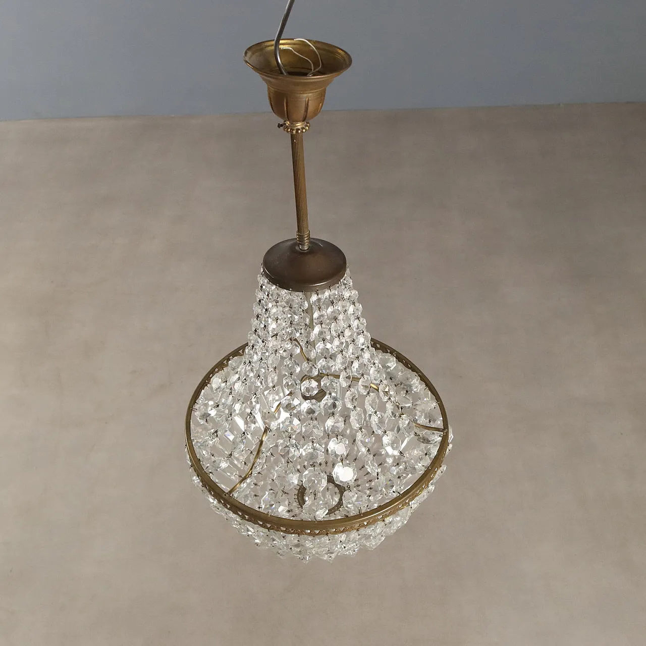 Hot air balloon chandelier, 19th century 9