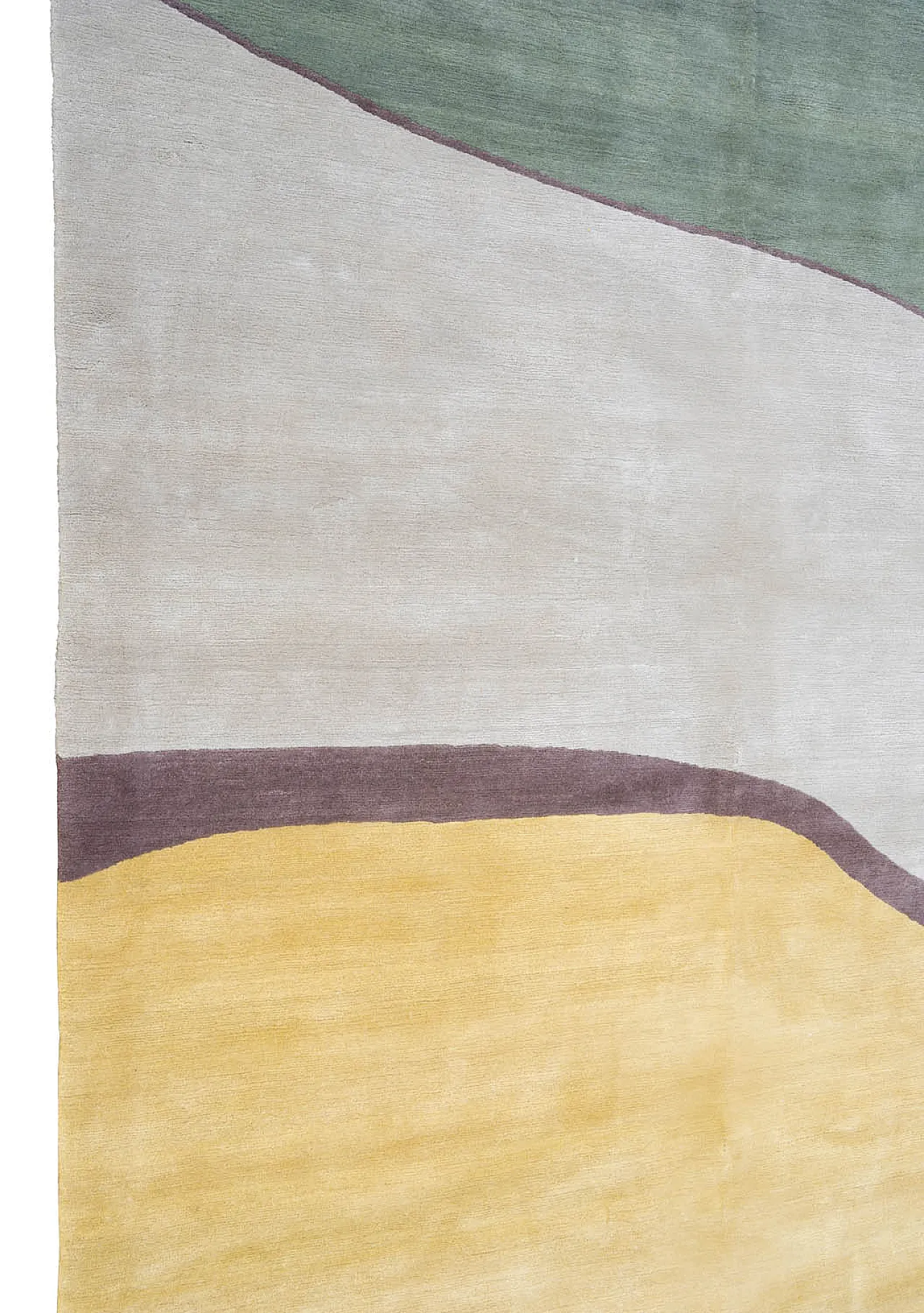 Large hand-knotted Tibetan rug in pure wool, 2000s 20