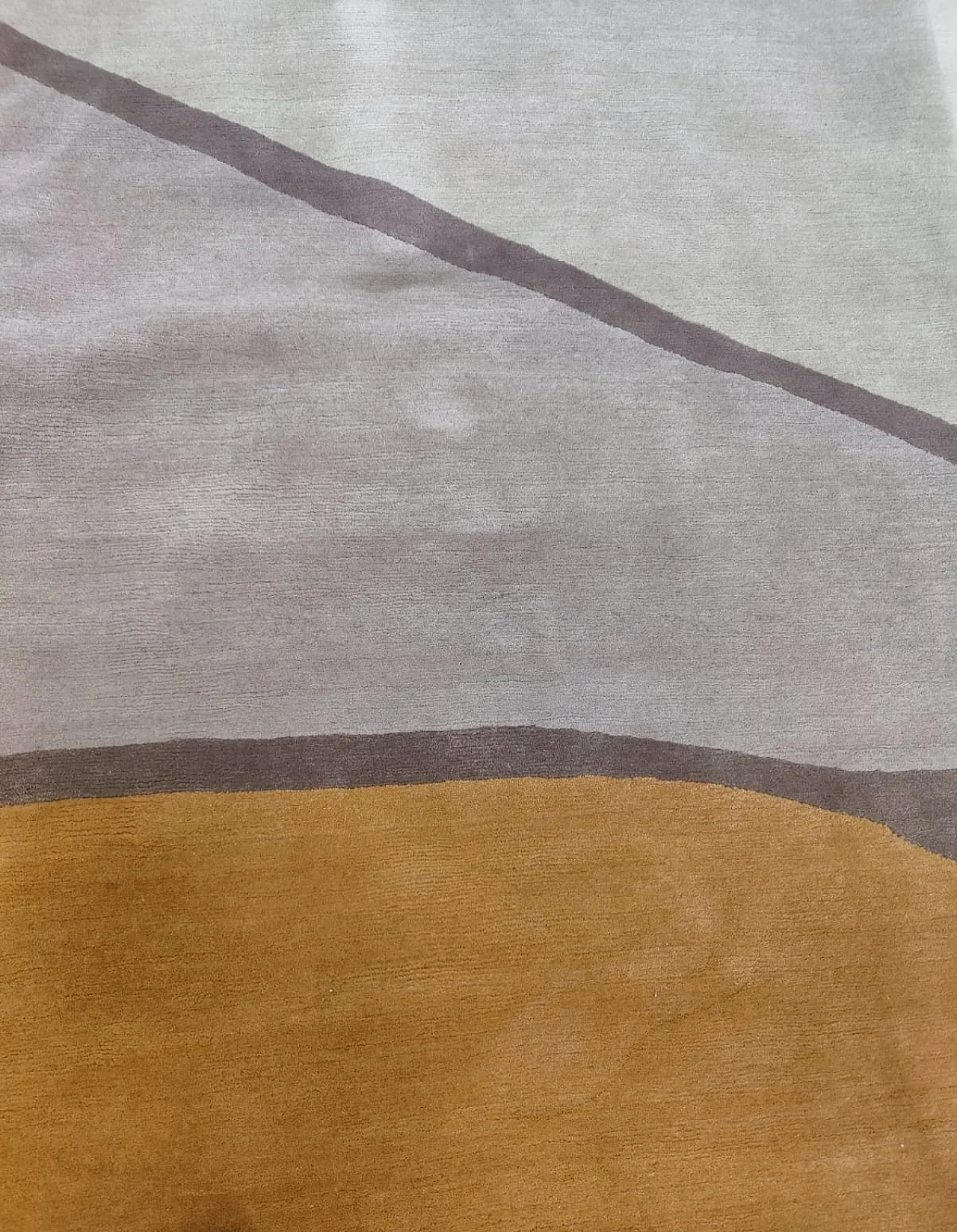 Large hand-knotted Tibetan rug in pure wool, 2000s 21