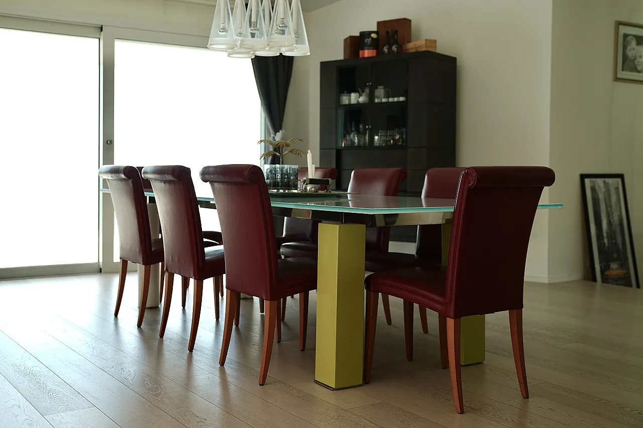 8 Poltrona Frau Vittoria Model Chairs, 2000s 2