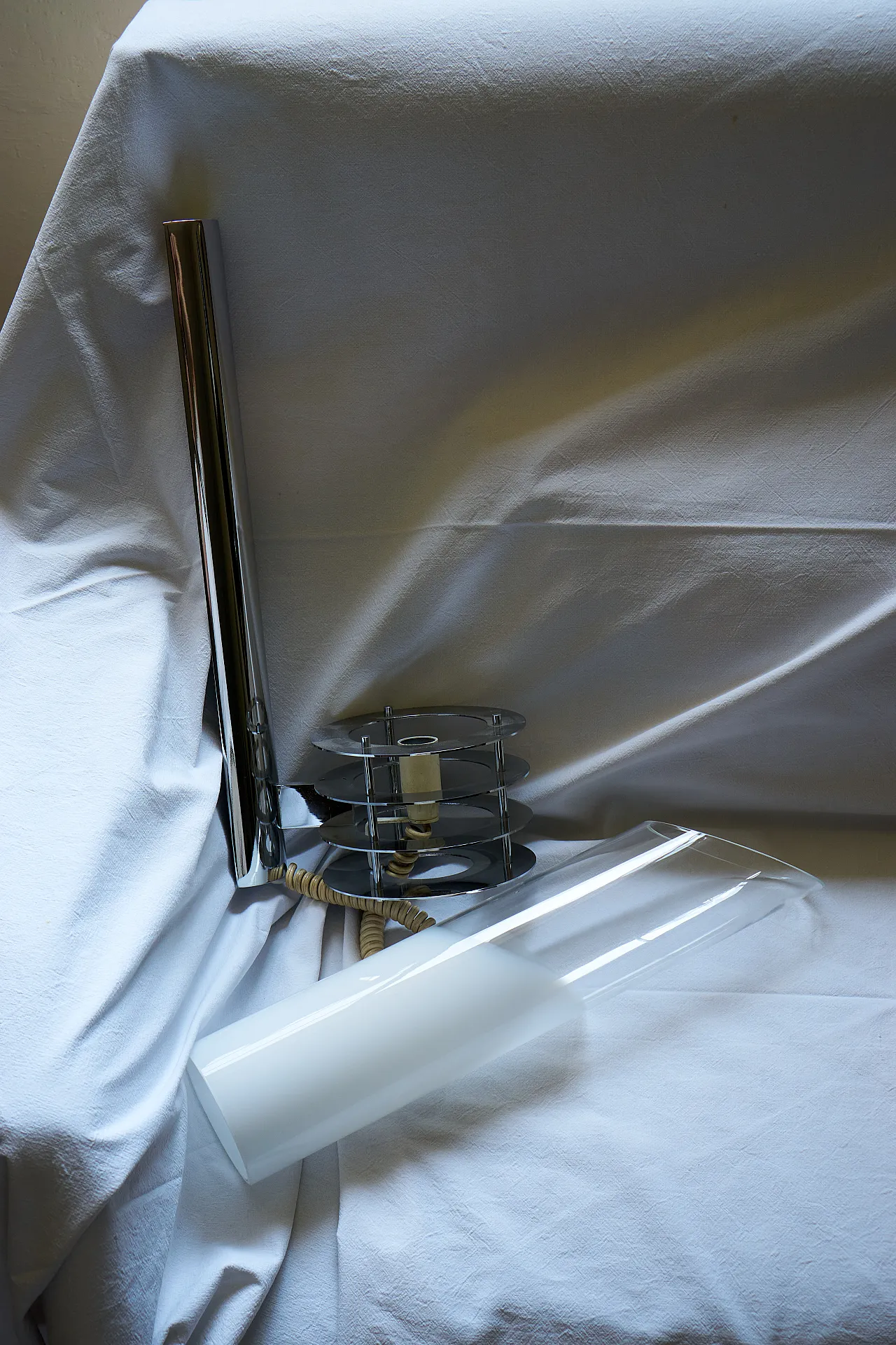 Metal and Murano glass wall lamp, 70s 11