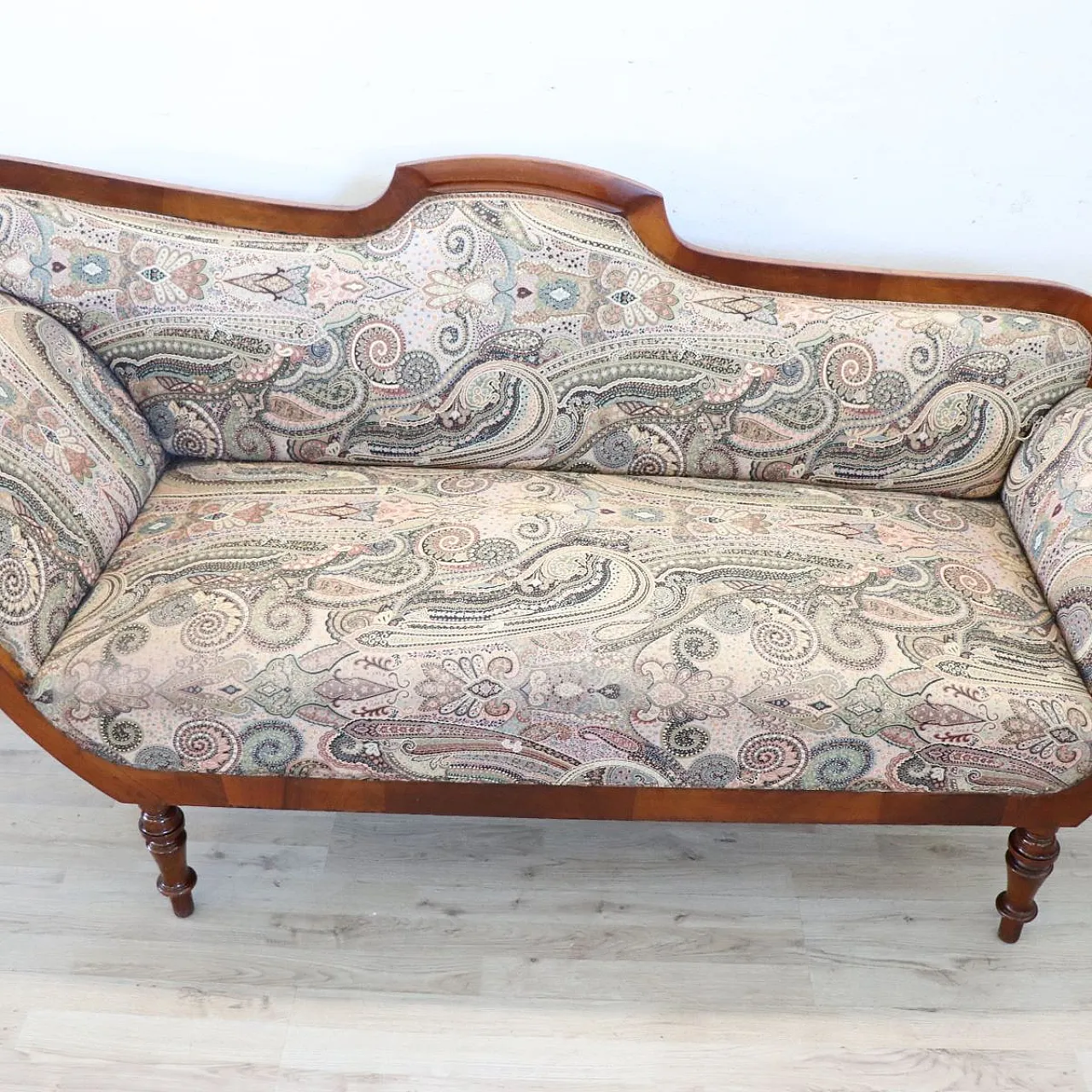 Chaise Longue antica in noce, '800 3