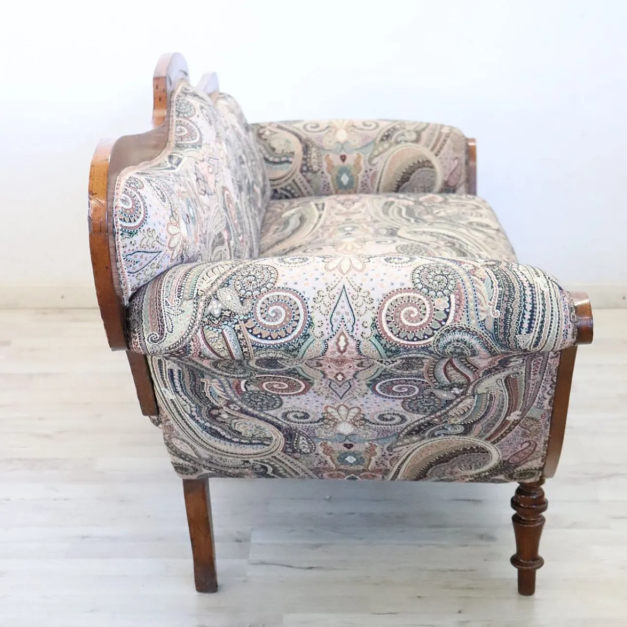 Chaise Longue antica in noce, '800 6