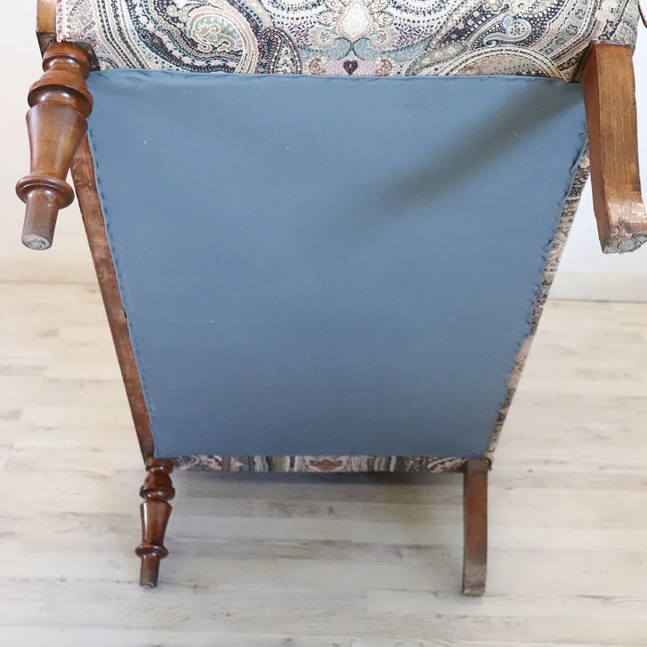 Chaise Longue antica in noce, '800 10