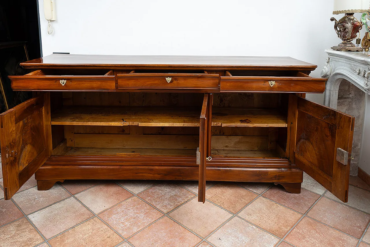 Credenza provenzale a cappuccina in massello di noce Francia, '800 4