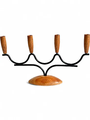 Candelabro quattro fiamme scandinavo, anni ‘60