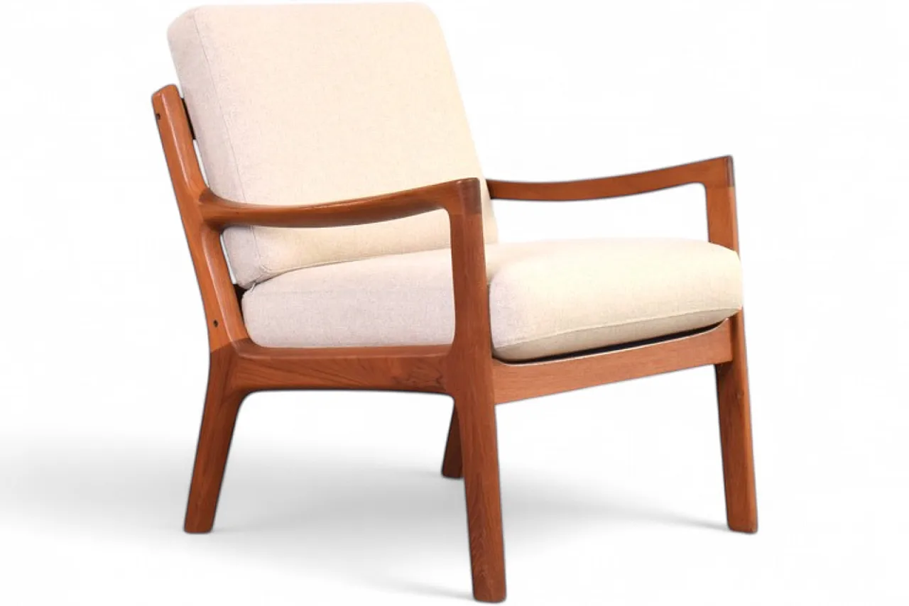 Danish Teak Senator Lounge Chair by Ole Wanscher for Cado, 60s 13
