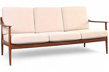 Teak Antimott sofa by Knoll, 1960s