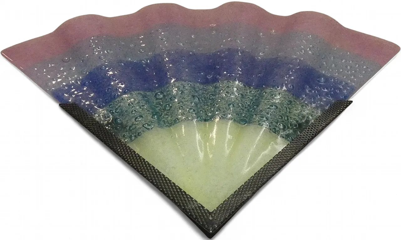 Lampade da parete in vetro di Murano di Zonca, Italia, anni '80, set di 2 17