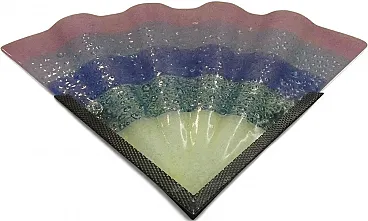 Italian Murano Glass Wall Lamps from Zonca, 1980s, Set of 2