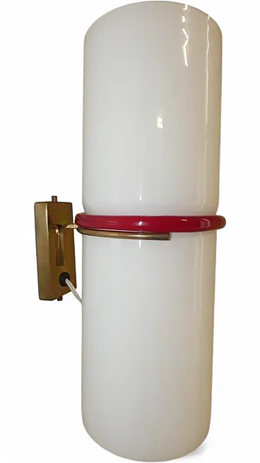 Murano glass wall lamp from Leucos, Italy, 1970s