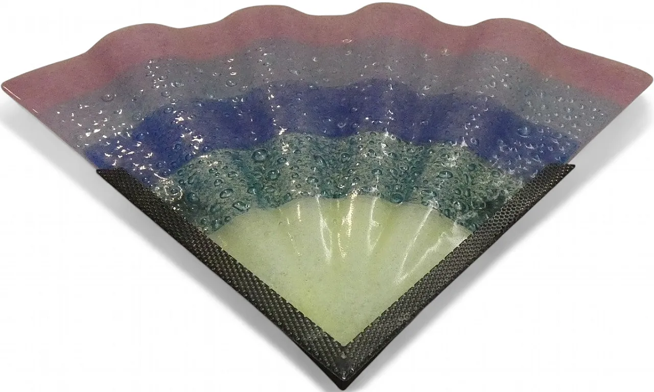 Lampade da parete in vetro di Murano di Zonca, Italia, anni '80, set di 2 18