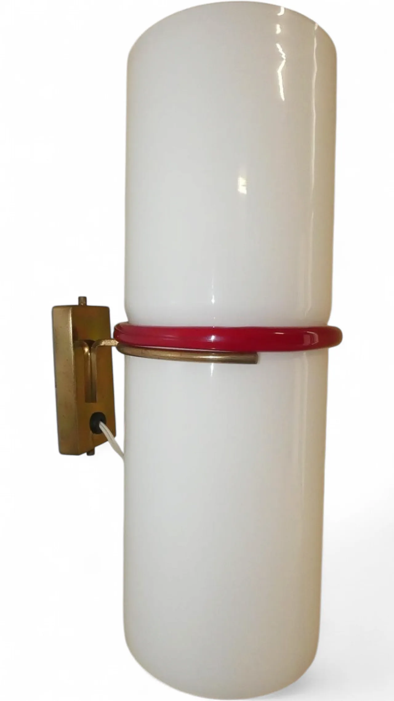 Lampada da parete in vetro di Murano di Leucos, Italia, anni '70 13
