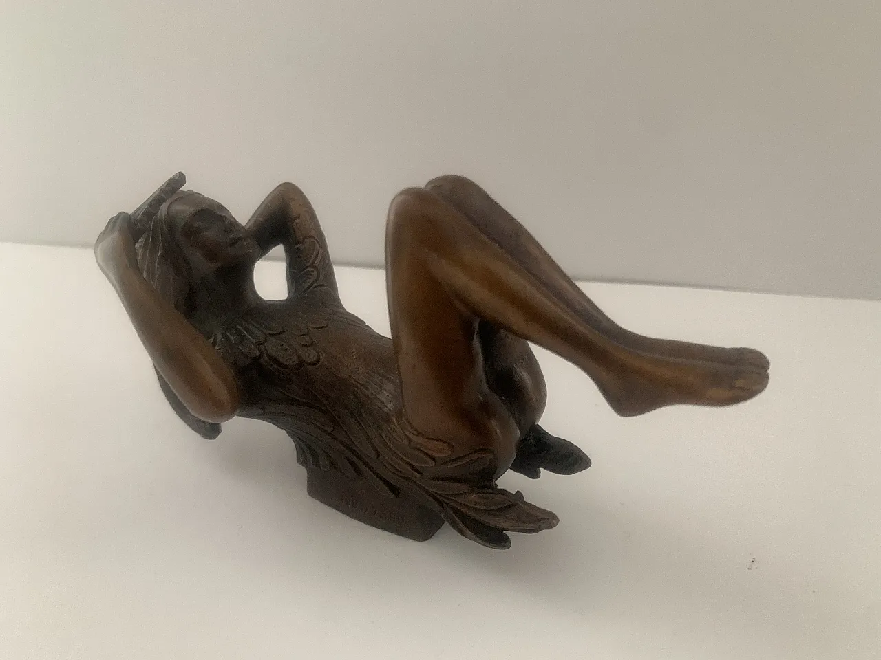 Ernst Fuchs Sculpture Bronze Kunst Köngin der Nacht Papageno Bronce 2